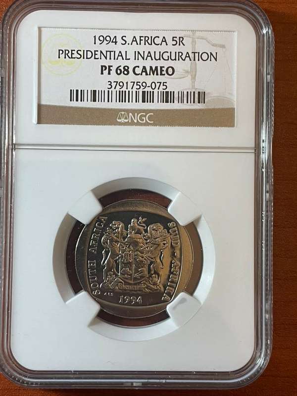 1994 R5 Inauguration PF68 Cameo Rare Variety