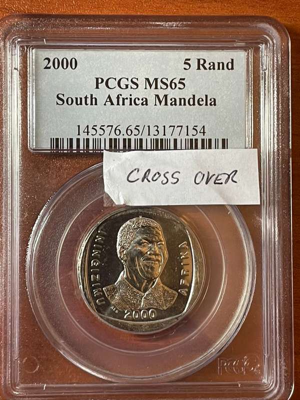 2000 Mandela Smiley MS65 PCGS Slab