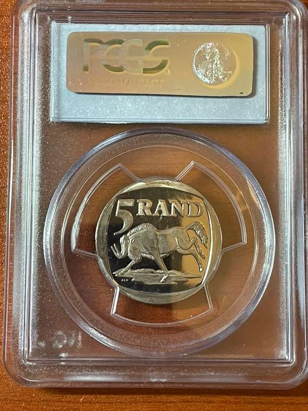 2000 Mandela Smiley PL66 PCGS Slab