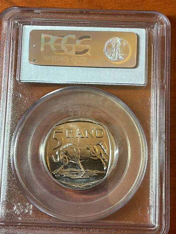 2000 Mandela Smiley MS65 PCGS Slab