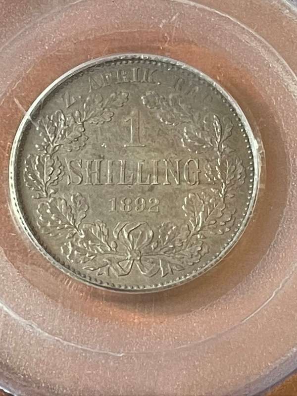 1892 Shilling AU53 Great Investment Coin
