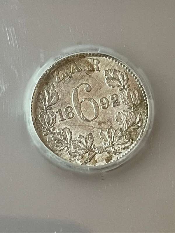 1892 6P XF45 Graded Coins