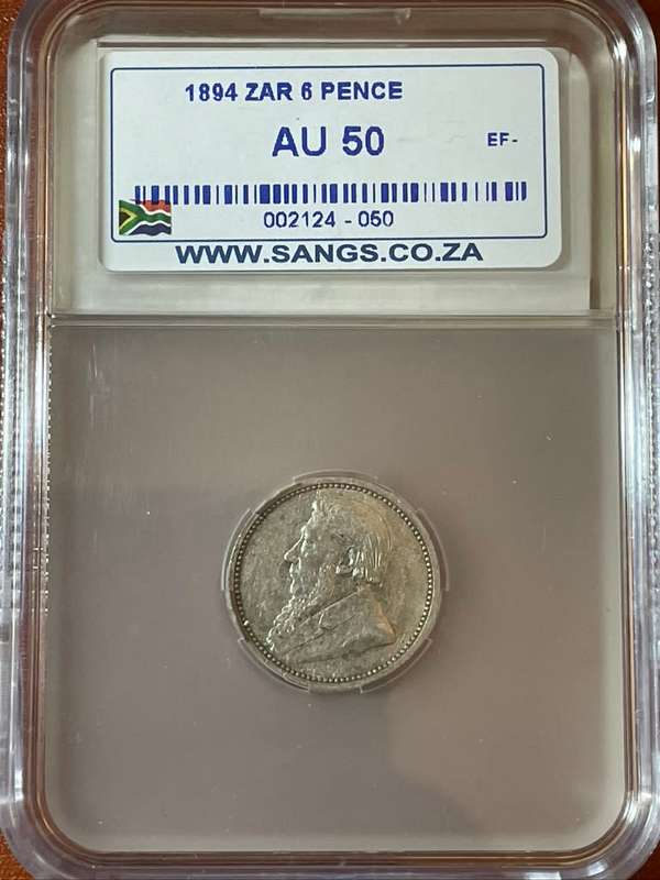 1894 6P AU50 Seldom offered in A/UNC