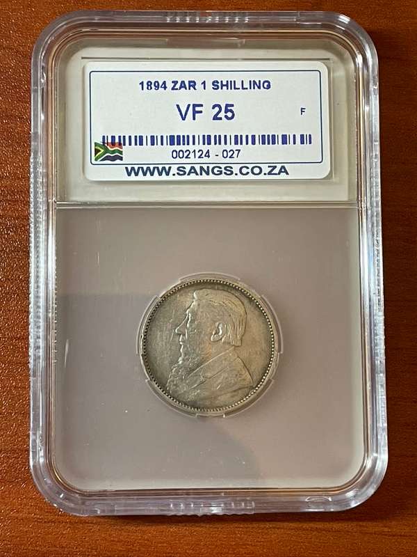 1894 Shilling VF25 Hard to Find