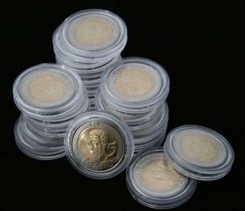 ***ENCAPSULATED***90th MANDELA BIRTHDAY COIN*** Uncirculated!!!!!