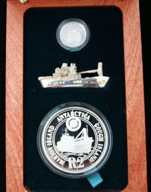 2008 ANTARCTICA - International Polar Year Combination Set - Crown & Tickey - Pure Silver