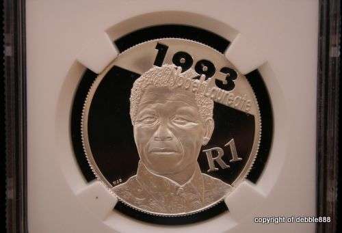 *****The PERFECT COIN !!! PF70 Nelson Mandela Nobel Laureate Silver R1 - Ultra Cameo *****