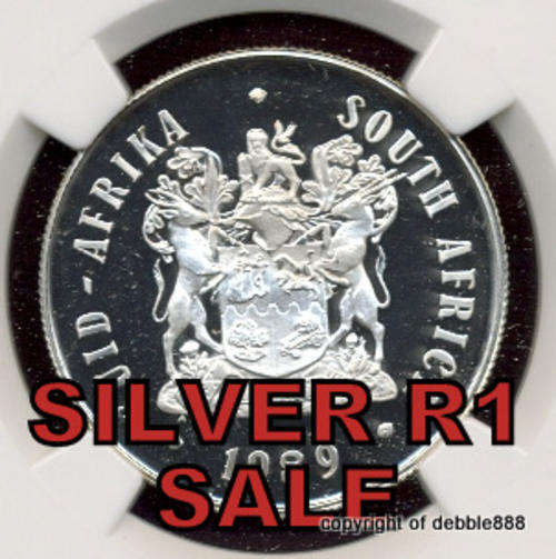 SILVER 1 RAND SALE !!!!! ***1989 - PF68 Ultra Cameo !!! 2nd Highest Grade !!! Only 3 graded higher !