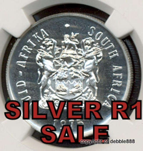 SILVER 1 RAND SALE !!!!! ***1975 - PF67 CAMEO !!! 2ND HIGHEST GRADE !!! Only 1 better !!!