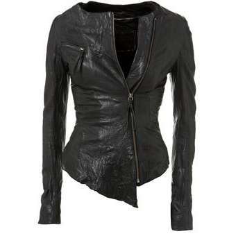 *NEW*E FUNK Washed Soft 100 % Lamb Leather Aim Jacket ! -