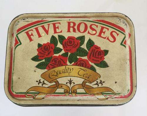 Vintage Five Roses Tin
