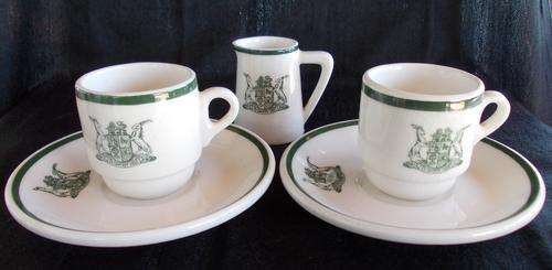 ORIGINAL SOUTH AFRICAN RAILWAYS CROCKERY WITH SAR LOGO ***R1 START*** NO RESERVE!!!