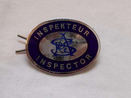 ORIGINAL SOUTH AFRICAN RAILWAYS METAL BADGE - INSPECTOR - ***R1 START*** NO RESERVE!!!