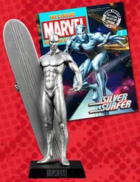 Classic Marvel Figurine Collection and Fact File # 7 Silver Surfer #