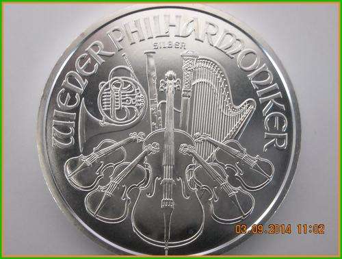1oz .999 Silver Philharmonic BU