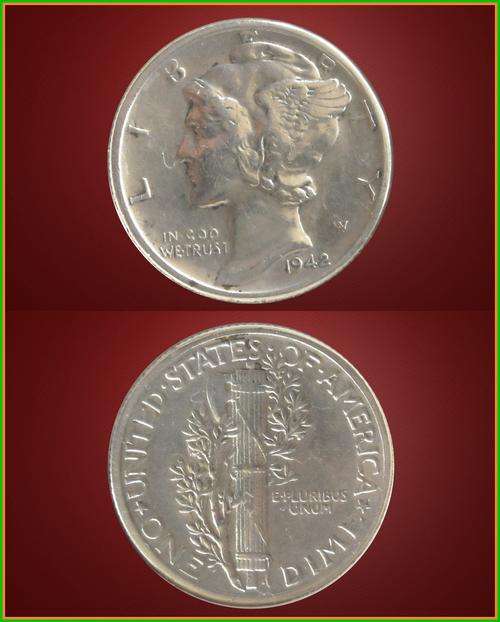 1942 Silver Mercury Dime # Westpoint Mint  #