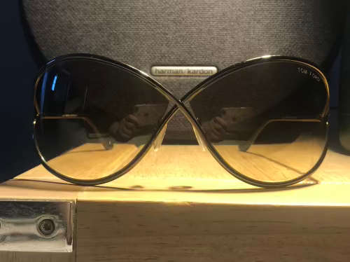 Tom Ford Miranda Shiny Dark Bronze Glasses