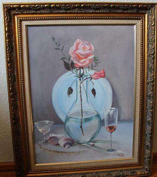 Beautiful still life by acclaimed South African painter Phil Breedt