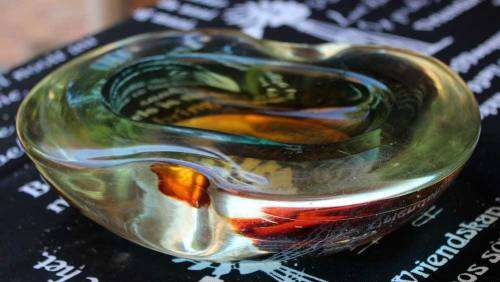 Beautiful, big Murano ashtray/bowl