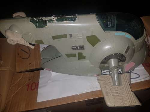 KENNER EMPIRE STRIKES BACK 1981 BOBA FETT'S SLAVE 1  (MISSING THE BACK HATCH