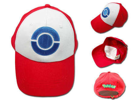 NINTENDO POKEMON ASH KETCHEM'S EMBROIDED CAP
