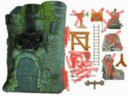 MOTU 1980s VINTAGE CASTLE GRAYSKULL  * LOOSE INCOMPLETE * MATTEL ###WEEKEND MADNESS###
