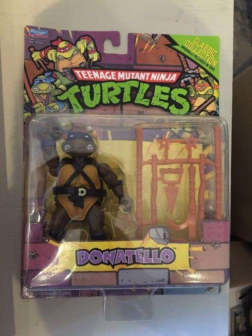TEENAGE MUTANT NINJA TURTLES TMNT CLASSICS DONATELLO FIGURE MOC BY PLAYMATES