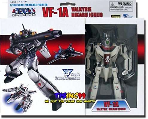 MACROSS ( ROBOTECH ) HIRAKU ICHUO'S VF-1A VALKYRIE 1/100 3 MODES TO TRANSFORM