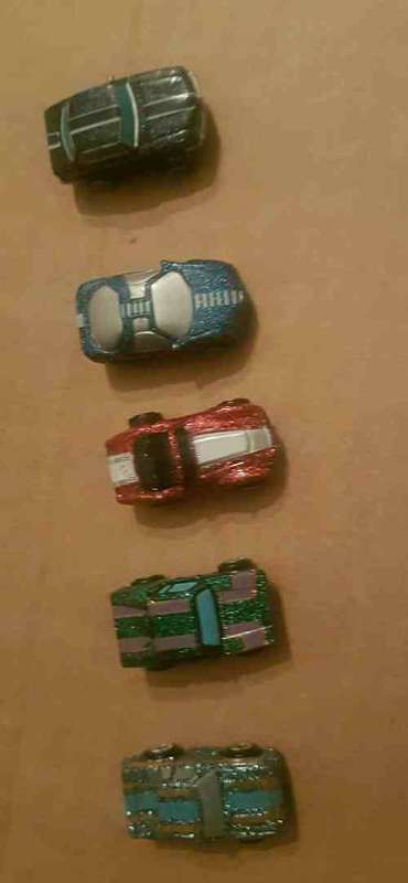 MICRO MACHINES HOT BODIES 1993 #26 DAZZLIN' DRIVERS COLLECTION COMPLETE SET OF 5