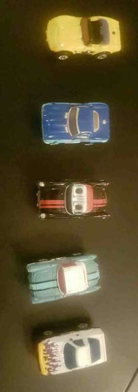 MICRO MACHINES 1993 #33 CORVETTE COLLECTION COMPLETE SET OF 5