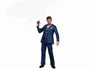 NECA SCARFACE TONY MONTANA 7INCH FIGURE **OUT OF PACKAGING**