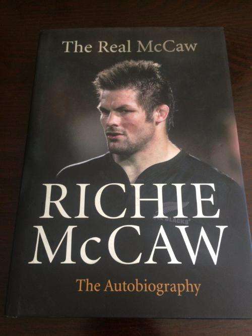 Richie McCaw SIGNED BOOK , The Real McCaw
