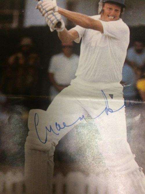 Signed pics of Graeme Pollock, Alan Kourie and Ray Jennings