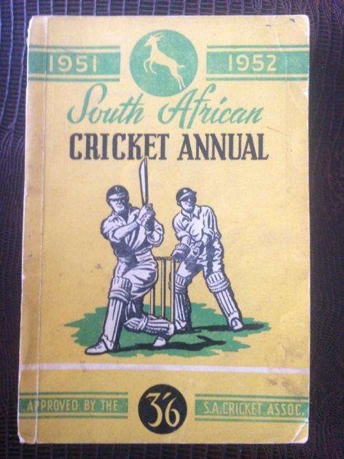 WOW!! ONE LOT OF 11 SOUTH AFRICAN CRICKET ANNUALS FROM 1951 52 FIRST EDITION