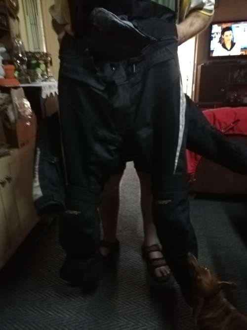 Sigma Full Body Motorcycle Suit LARGE complete with boots size 10