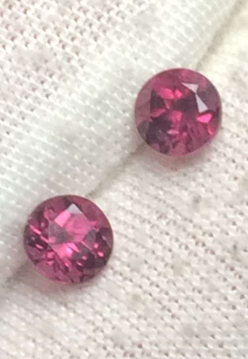 Natural 1.30 Ct Pink Burmese Spinels  Pair Rare