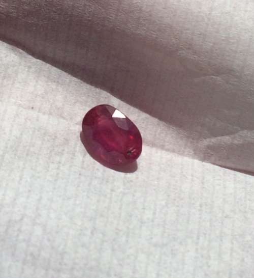 Natural 0.6 Ct Red Ruby