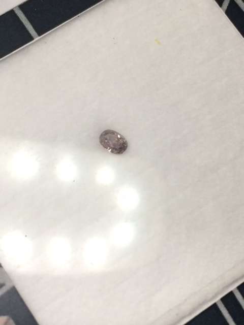 Natural 0.12 Ct Argyle  Purple Diamond ( Certified )