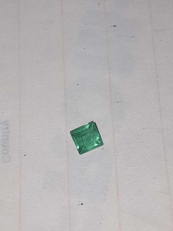 Natural 0.41 Ct Zambian Emerald