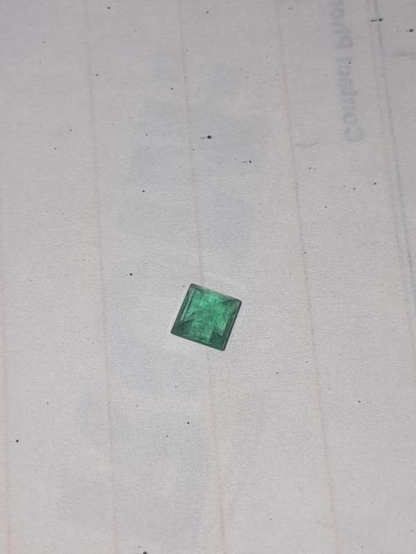 Natural 0.41 Ct Zambian Emerald