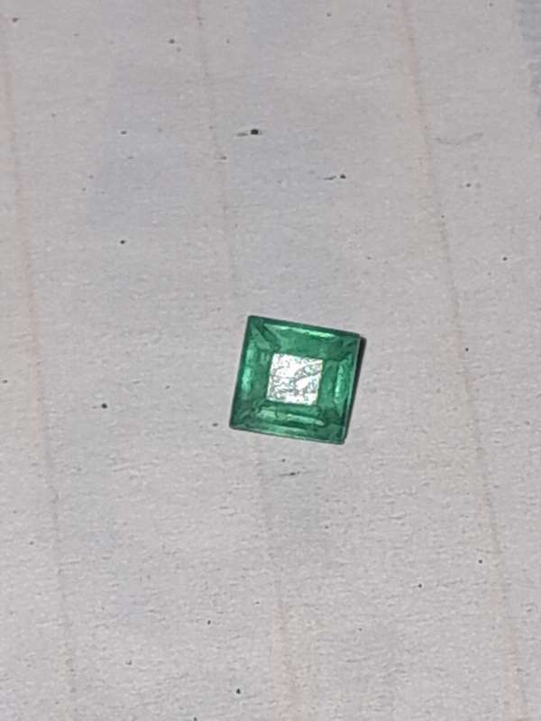 Natural 0.41 Ct Zambian Emerald