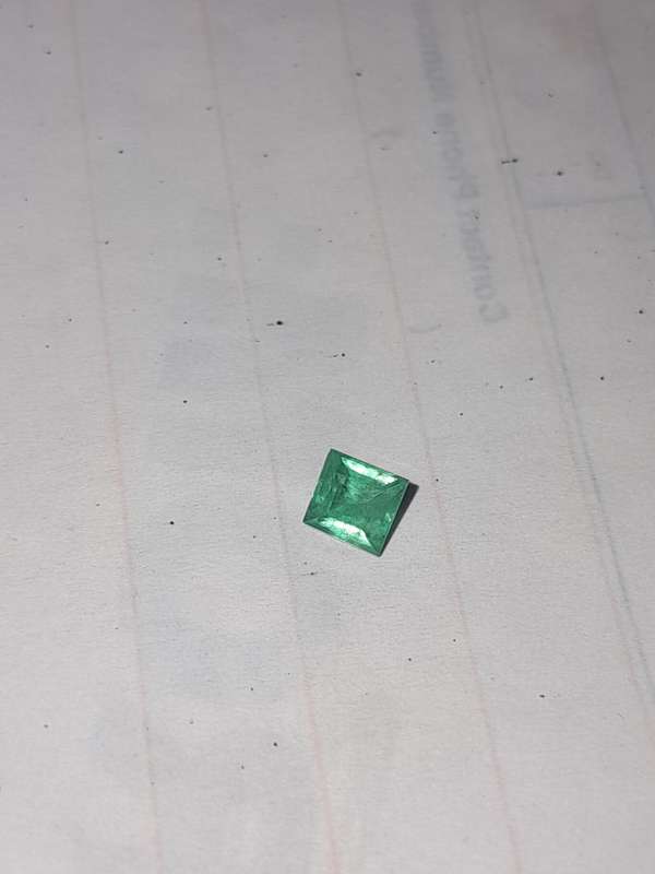 Natural 0.41 Ct Zambian Emerald