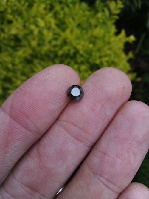 0.80 Ct Natural Earth Mined Black Diamond