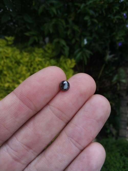 0.80 Ct Natural Earth Mined Black Diamond