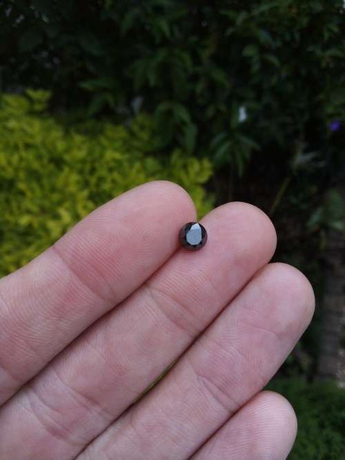 0.80 Ct Natural Earth Mined Black Diamond