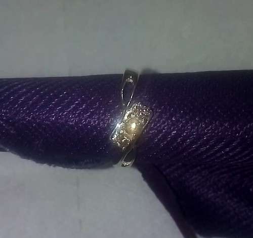 Natural 0.20 Ct Diamond Silver Ring