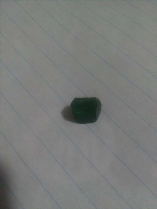 Natural 7.39 Ct Zambian  Emerald