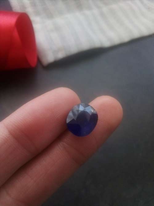 Natural 7.50 Ct Blue  Sapphire