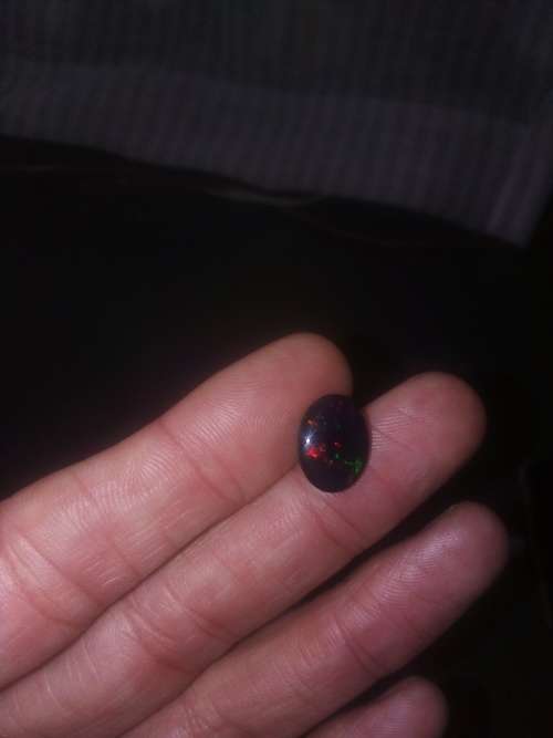 Natural 3.80 Ct Black Ethiopian Opal