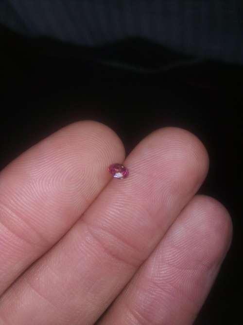 Natural 0.3 Cts Pink Purple Diamond Certified ( EGL )